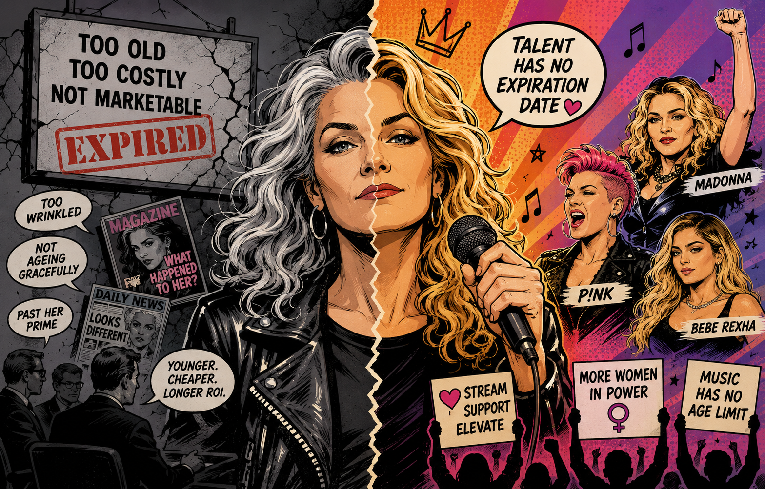 Ageism Female Music Industry: Why the Expiration Date for Artists Must Finally Fall