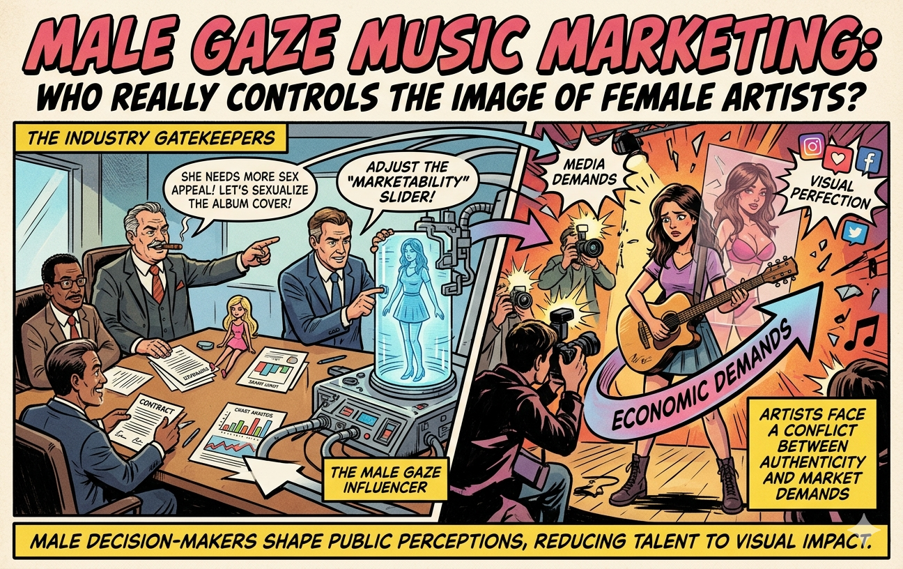 Male Gaze Music Marketing: Who Really Controls the Image of Female Artists?